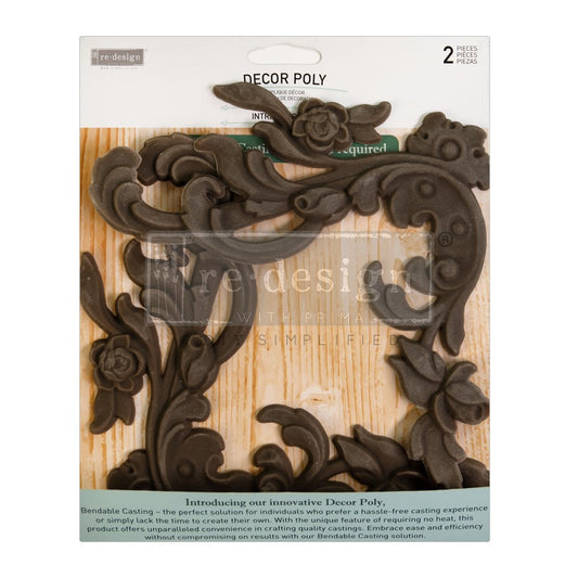 INTRICATE GRACE – 2 PCS, 7?X6.76?0.315? / 17.8CMX17.2CMX0.8CM