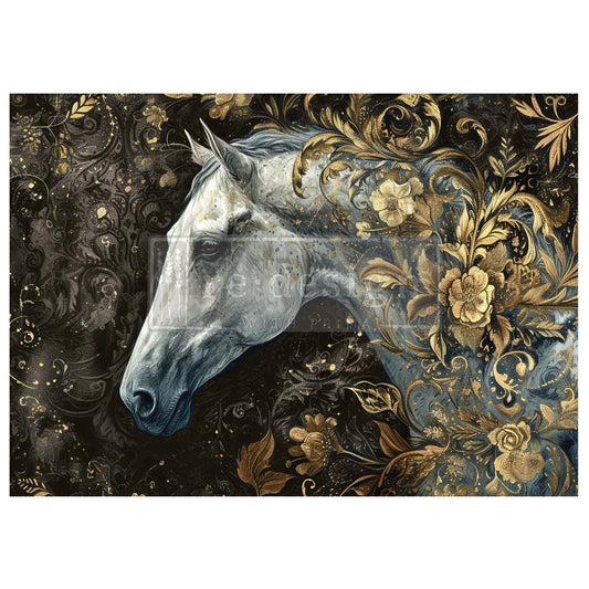 Majestic Gallop A1 Decoupage Fibre