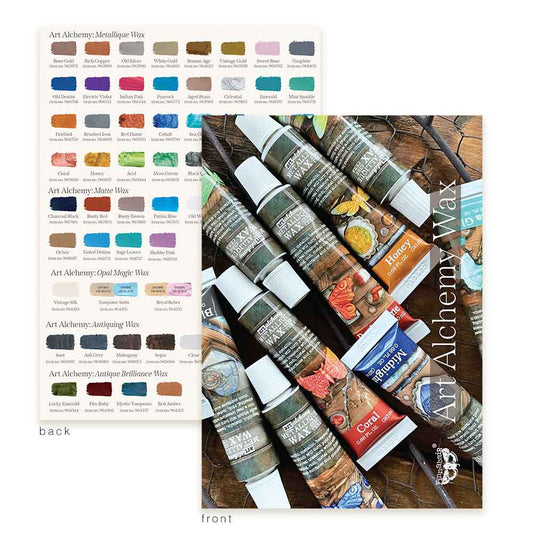 ART ALCHEMY WAXES POSTCARD - PACK OF 5 POSTCARDS, EACH 5"x7"