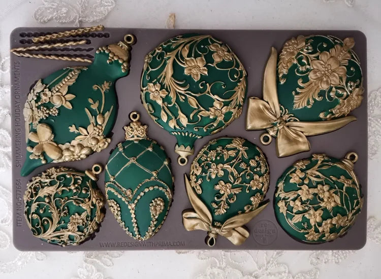 Shimmering Holiday Ornaments