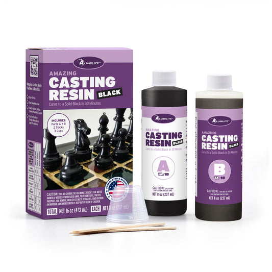 BLACK- ALUMILITE AMAZING RESIN KIT