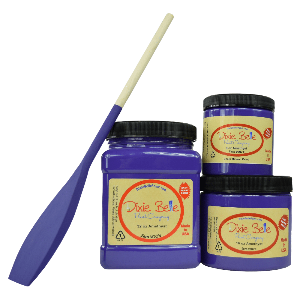 AMETHYST - Dixie Belle - Deep Purple Mineral Chalk Paint - 3