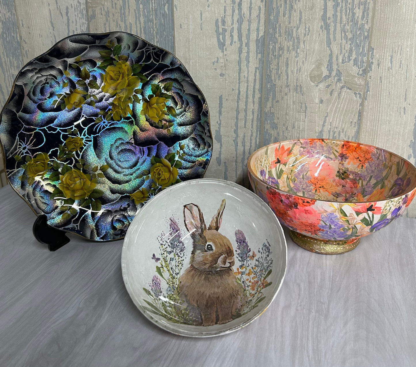 DECOUPAGE GLASS ART