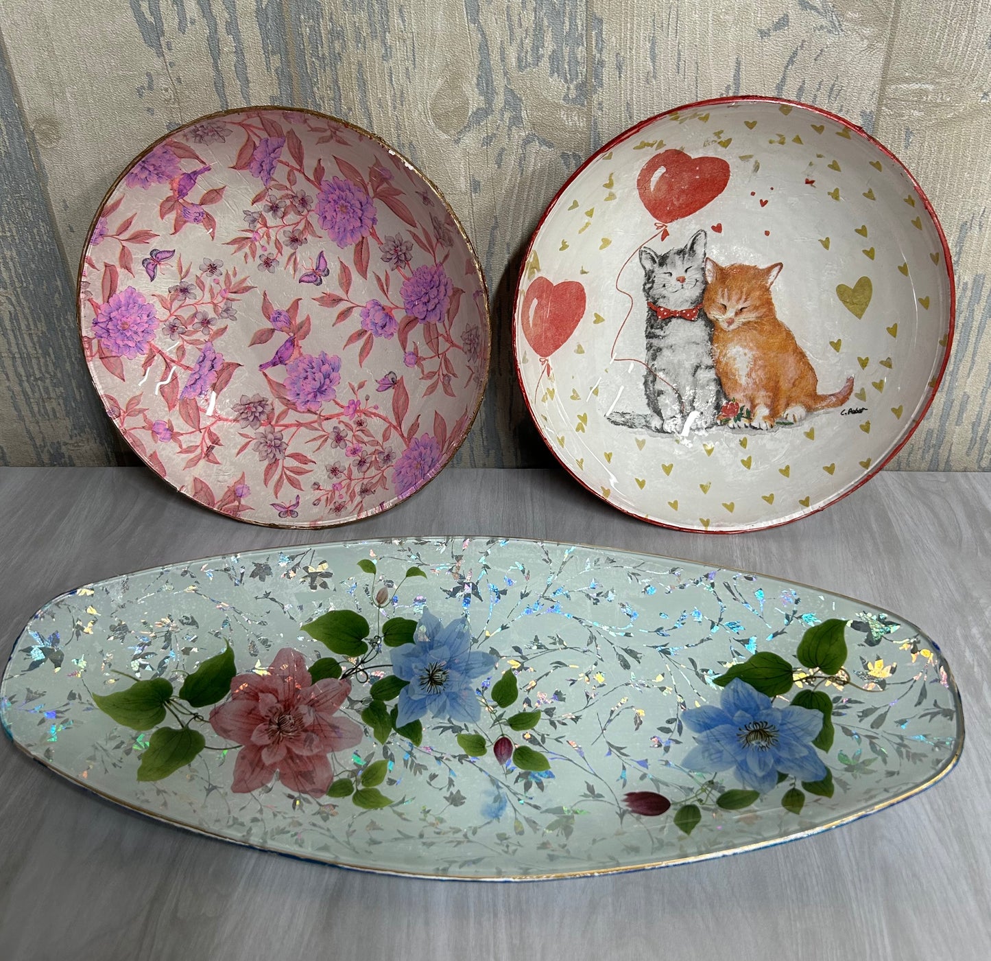 DECOUPAGE GLASS ART