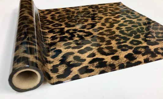CHEETAH - Gold- Rub On Metallic Foil by APS - Textile Friendly