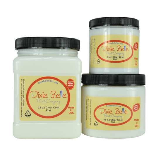 CLEAR COAT - Flat - 8oz/236ml, 16oz/472ml