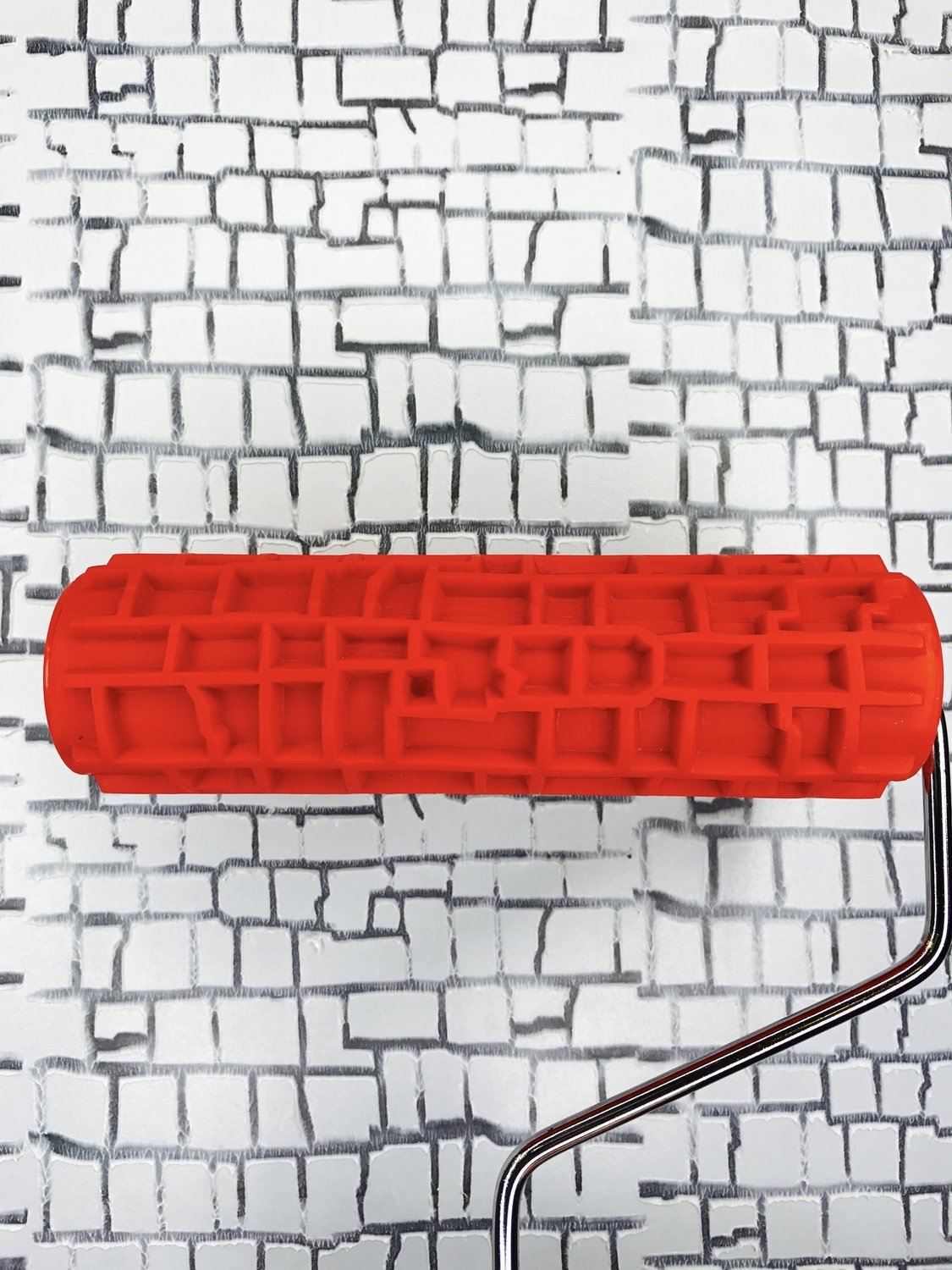 Decorative Art Roller with Handle - COBBLESTONE - Artistic Painting Studio