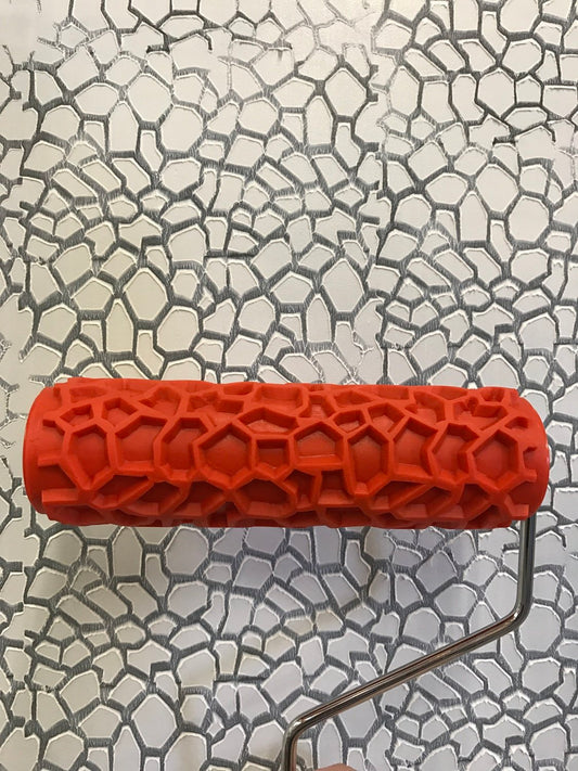Decorative Art Roller with Handle - CRACKLE - Artistic Painting Studio