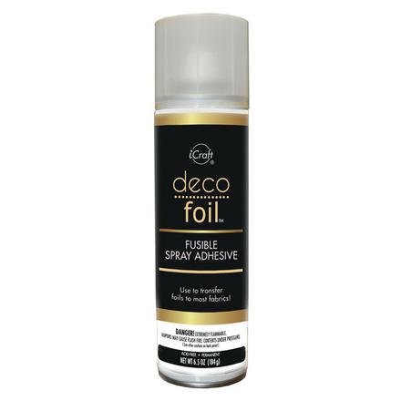 DECO FOIL FUSIBLE FABRIC SPRAY ADHESIVE  - Textile Adhesive Glue