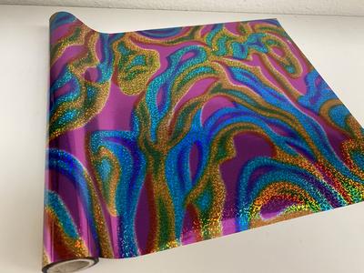 GROOVY KALEIDOSCOPE - Rub On Metallic Foil by APS - Textile Friendly