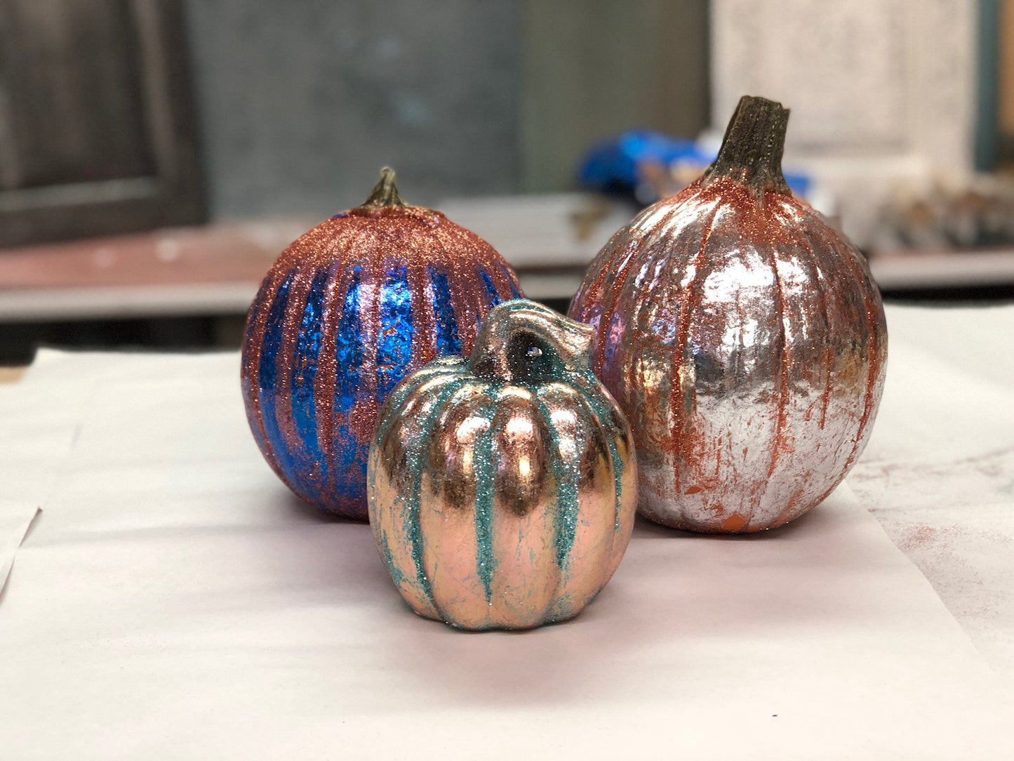 MARBLE BROWN - Brown - Rub On Metallic Foil by APS - Textile Friendly