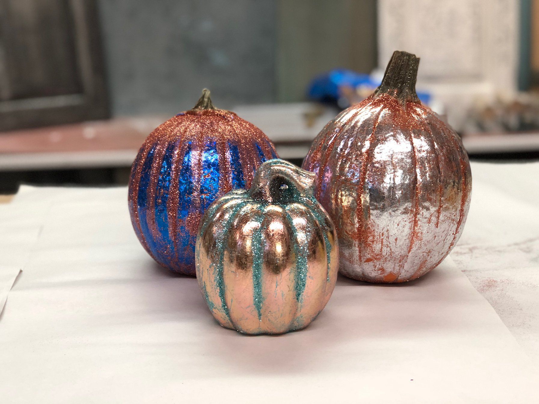 MARBLE BROWN - Brown - Rub On Metallic Foil by APS - Textile Friendly