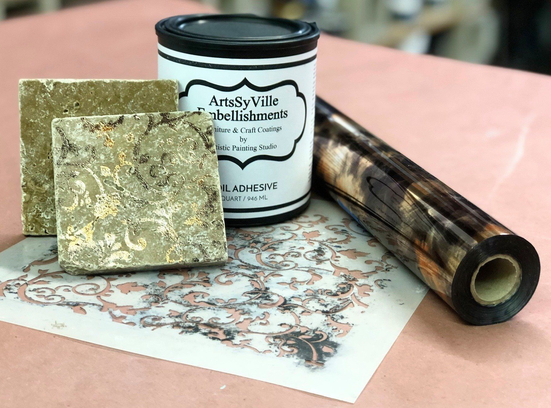 SERENGETI - Rub On Metallic Foil by APS