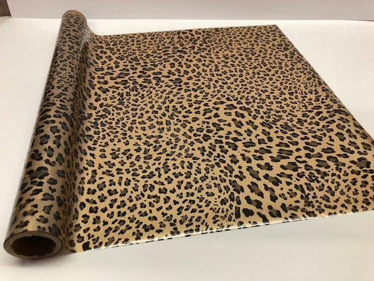 WILD LEOPARD SMALL SPOT - Gold - Rub On Metallic Foil by APS - Textile Friendly