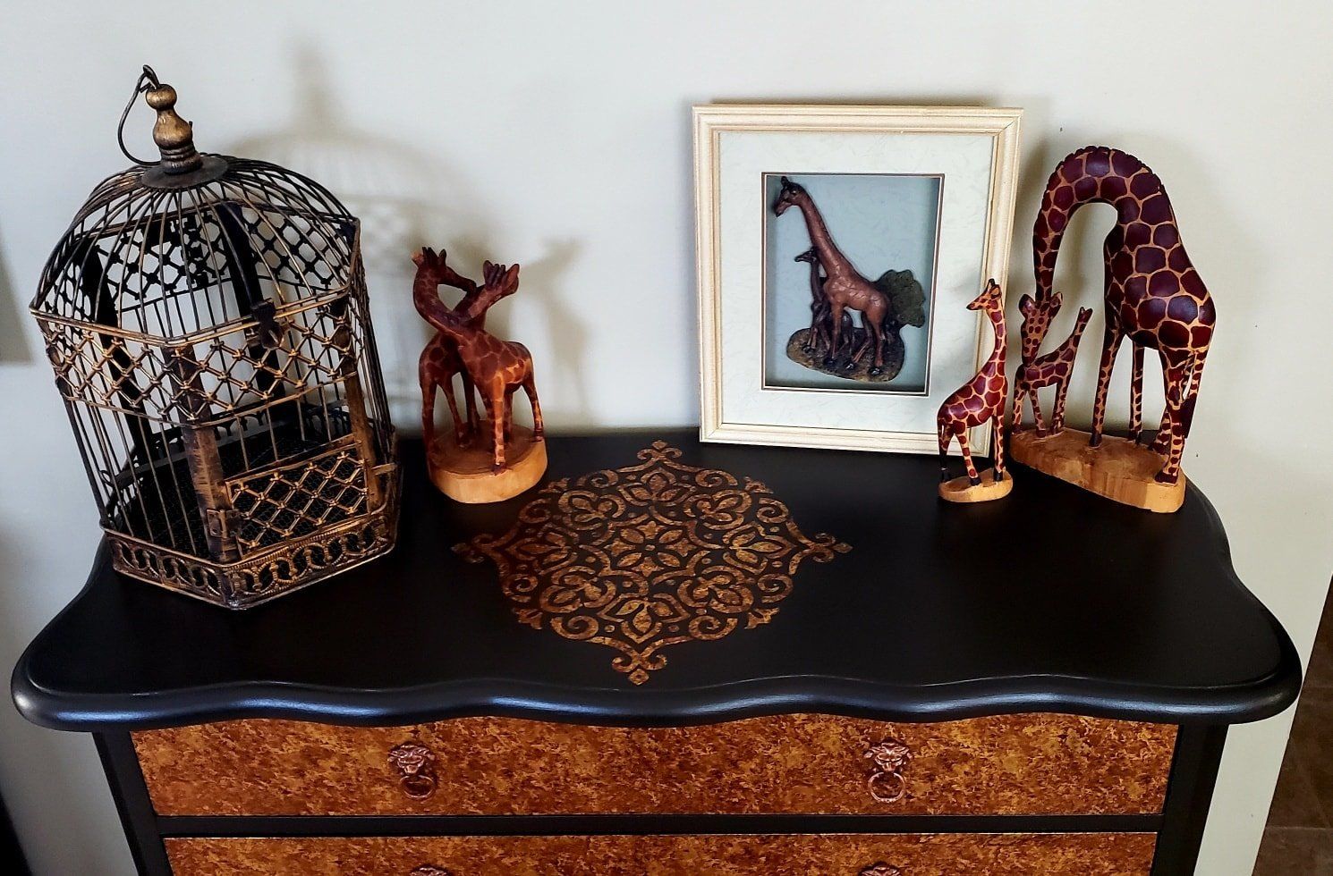 MARBLE BROWN - Brown - Rub On Metallic Foil by APS - Textile Friendly