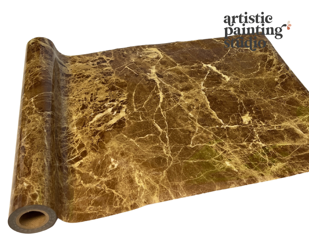 MEMPHIS MARBLE - Rub On Metallic Foil by APS - Textile Friendly