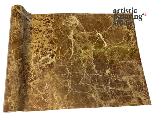 MEMPHIS MARBLE - Rub On Metallic Foil by APS - Textile Friendly