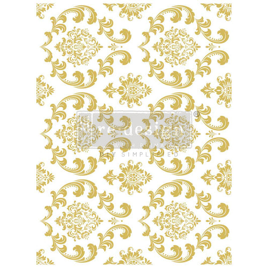 KACHA HOUSE OF DAMASK - 18" x 24" - Redesign Decor Transfer Decal