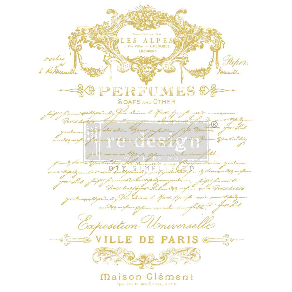 KACHA PERFUME NOTES - 24" x 35" - Redesign Decor Transfer Decal