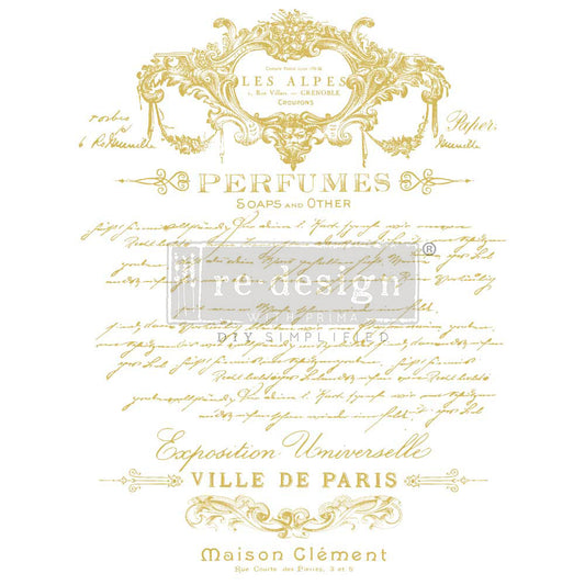 KACHA PERFUME NOTES - 24" x 35" - Redesign Decor Transfer Decal