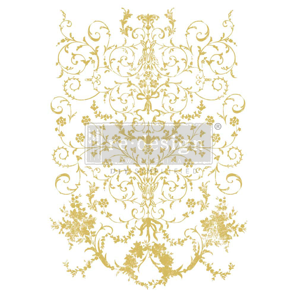KACHA MANOR SWIRLS - 18" x 24" - Redesign Decor Transfer Decal