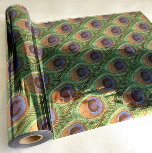 PEACOCK - Rub On Metallic Foil by APS - Textile Friendly