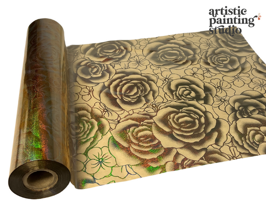 PORTIA GOLD - Rub On Metallic Foil by APS - Textile Friendly
