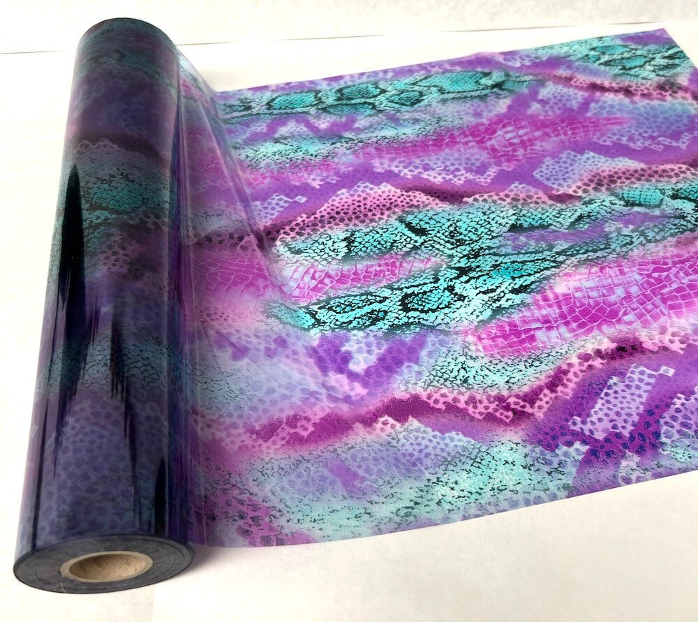 RAVEN SNAKE - PURPLE - Rub On Metallic Foil by APS