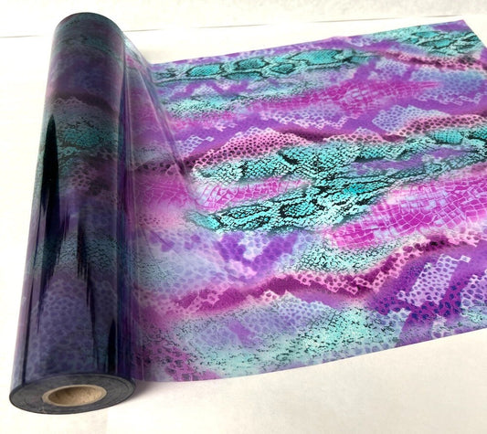 RAVEN SNAKE - PURPLE - Rub On Metallic Foil by APS