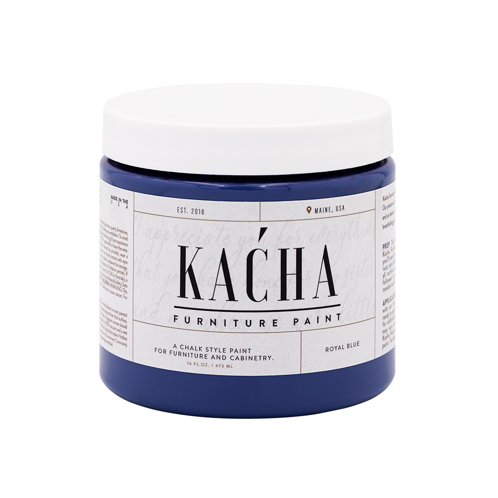 Royal Blue - Furniture Paint - 118ml/4oz - 236ml/8oz - 473ml/16oz )