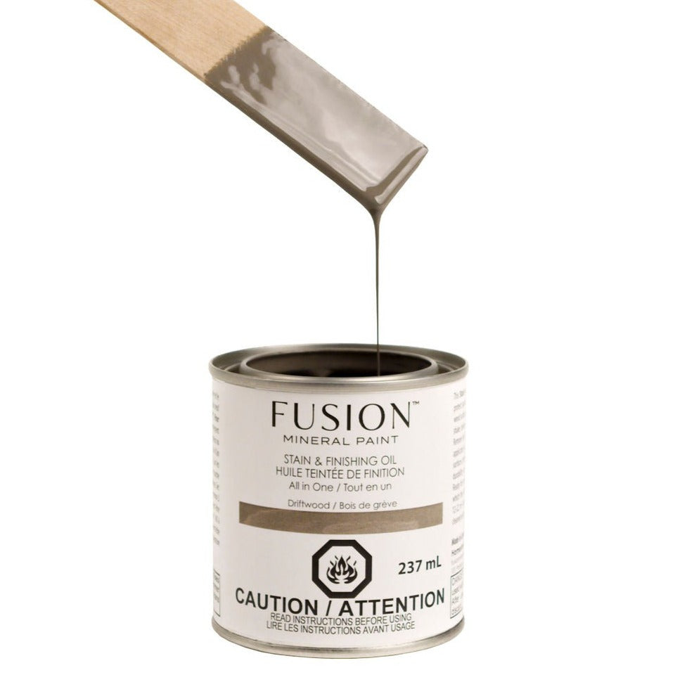 STAIN AND FINISHING OIL - Driftwood - All In One - Fusion 237 ml