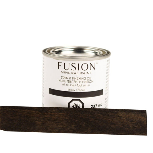 STAIN AND FINISHING OIL - Ebony - Fusion 237 ml