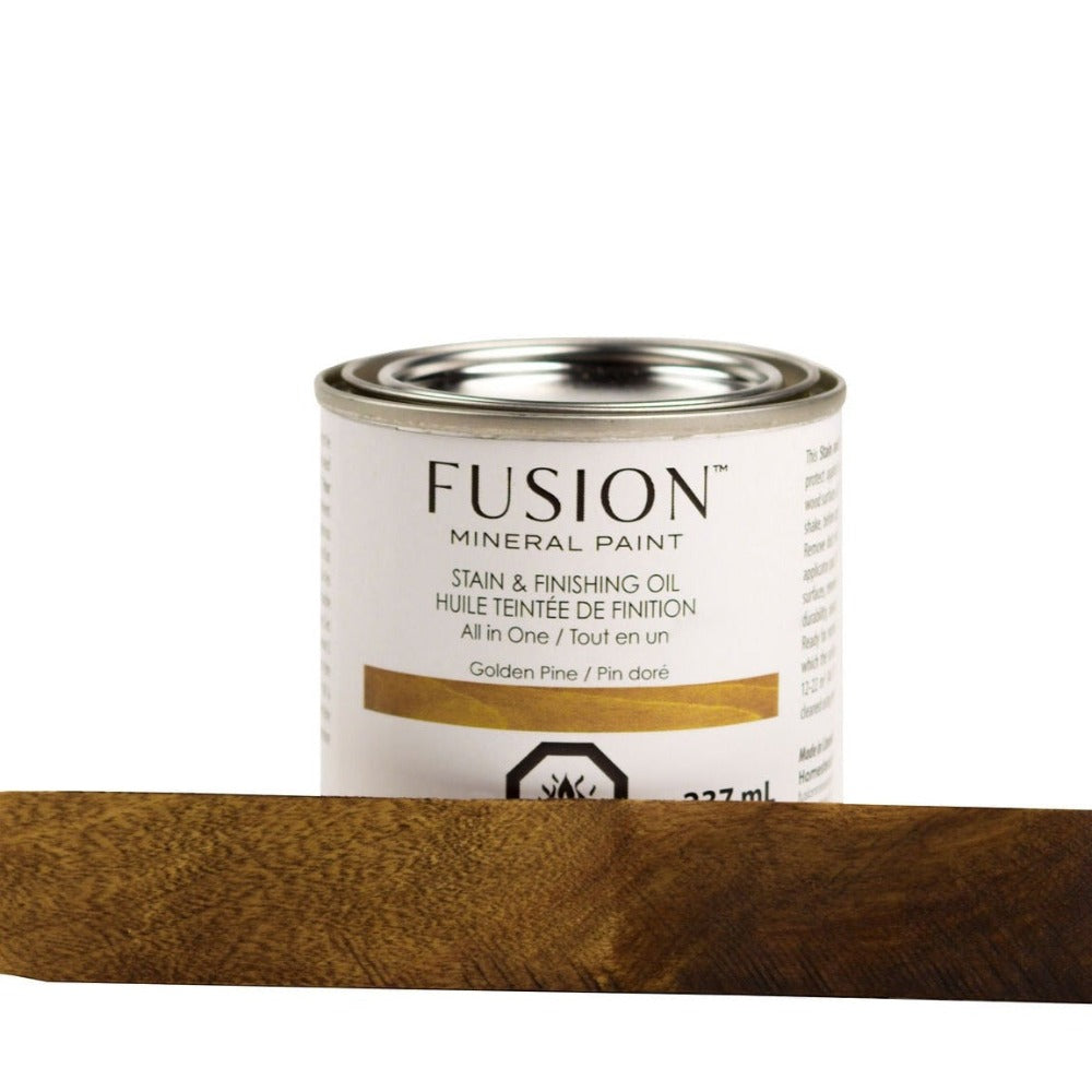 STAIN AND FINISHING OIL - Golden Pine - All In One - Fusion 237 ml