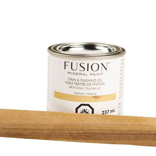 STAIN AND FINISHING OIL - Natural - All In One - Fusion 237 m
