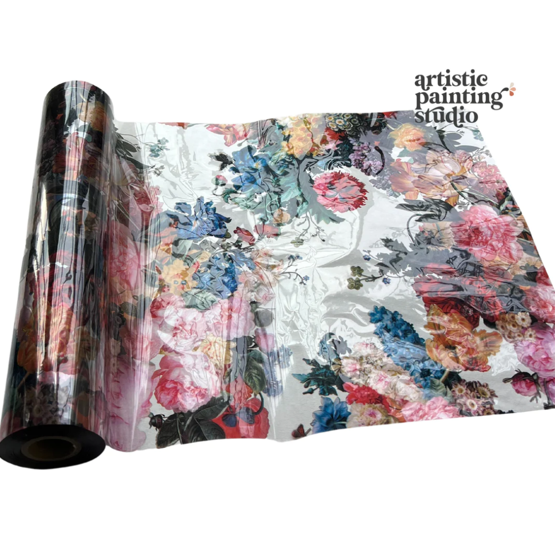 SANDRINA - Rub On Metallic Foil by APS - Textile Friendly -Transparent