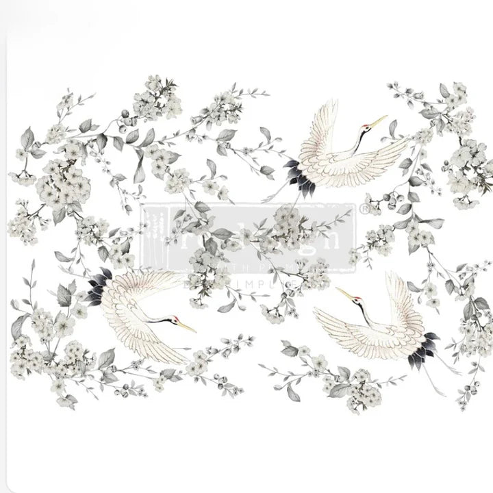 Silver Wings 24" x 35" Transfer (Rub on)