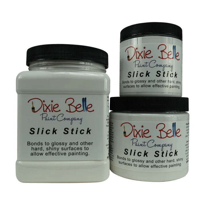 Dixie Belle Paint Company | Slick Stick (16oz) | Problem Solving Paint Prep for Slick, Slipper Surfaces | Use on Glass, Metal