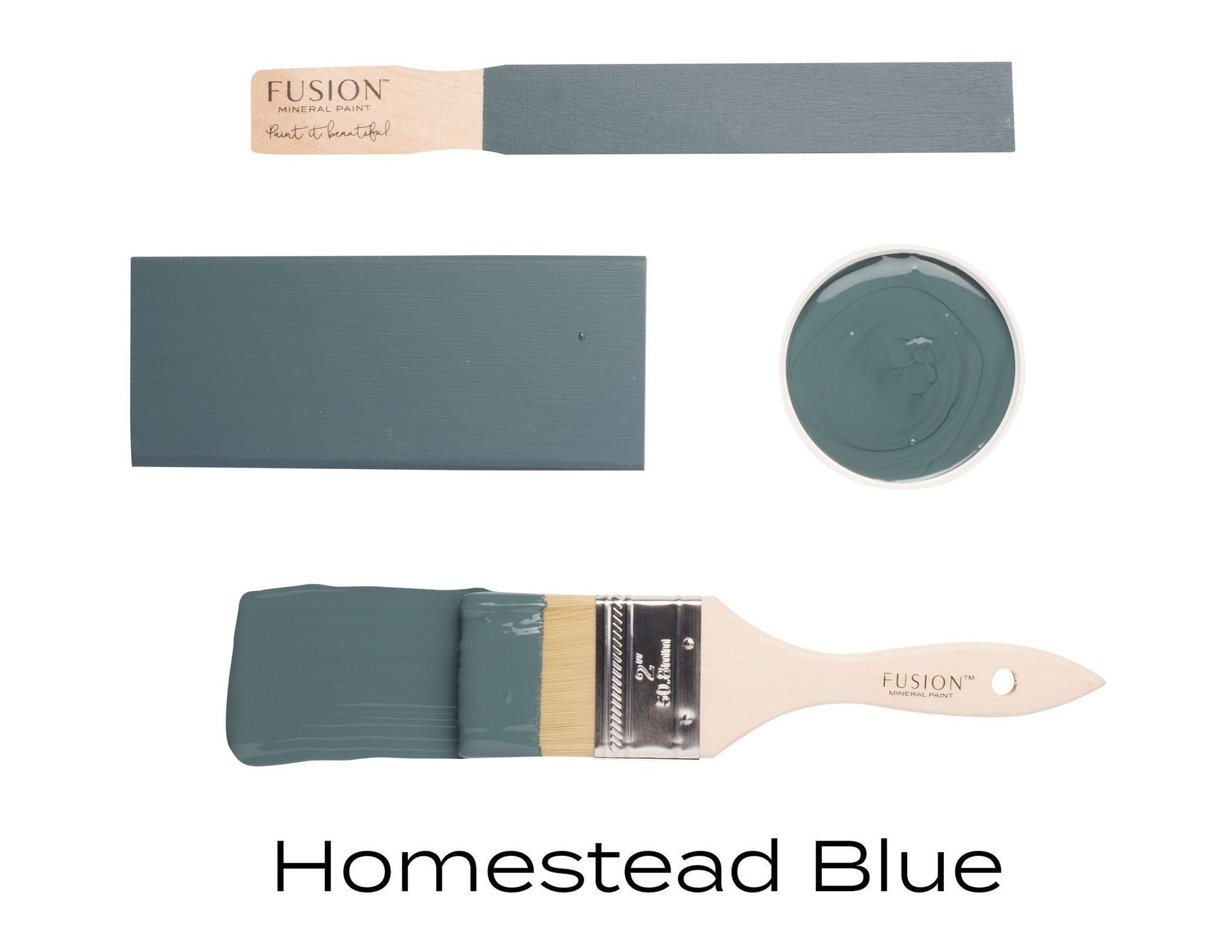 HOMESTEAD BLUE - Fusion Mineral Paint - 37ml, 500ml