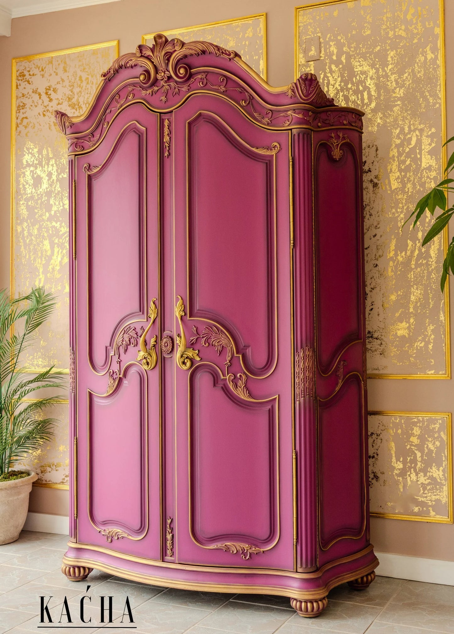 Kacha Pink - Furniture Paint - 118ml/4oz - 236ml/8oz - 473ml/16oz )