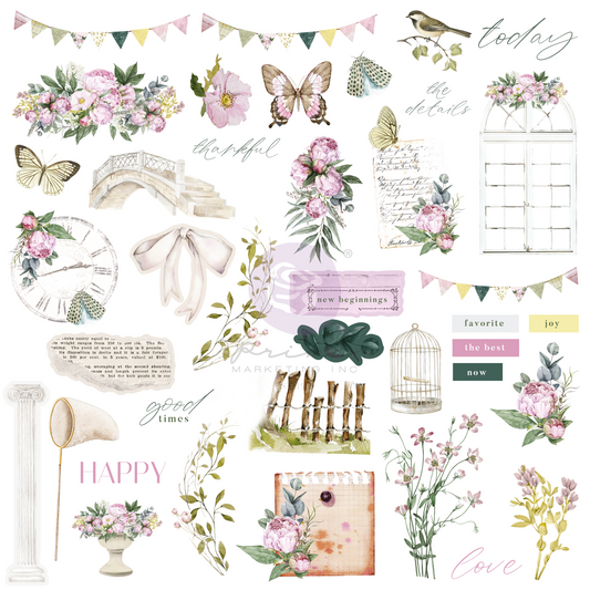 SP EPHEMERA- VINTAGE FLUTTER (78 PCS)