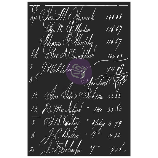 CALCULATIONS 6"x9" FINNABAIR STENCIL