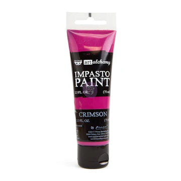 Crimson - Impasto Paint