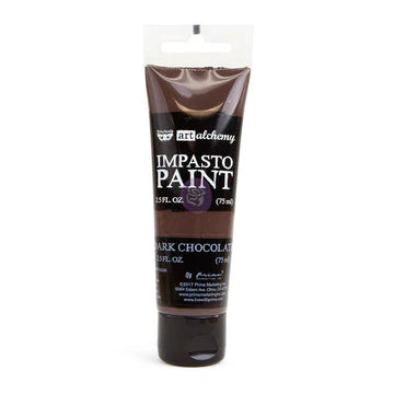 Dark Chocolate - Impasto paint