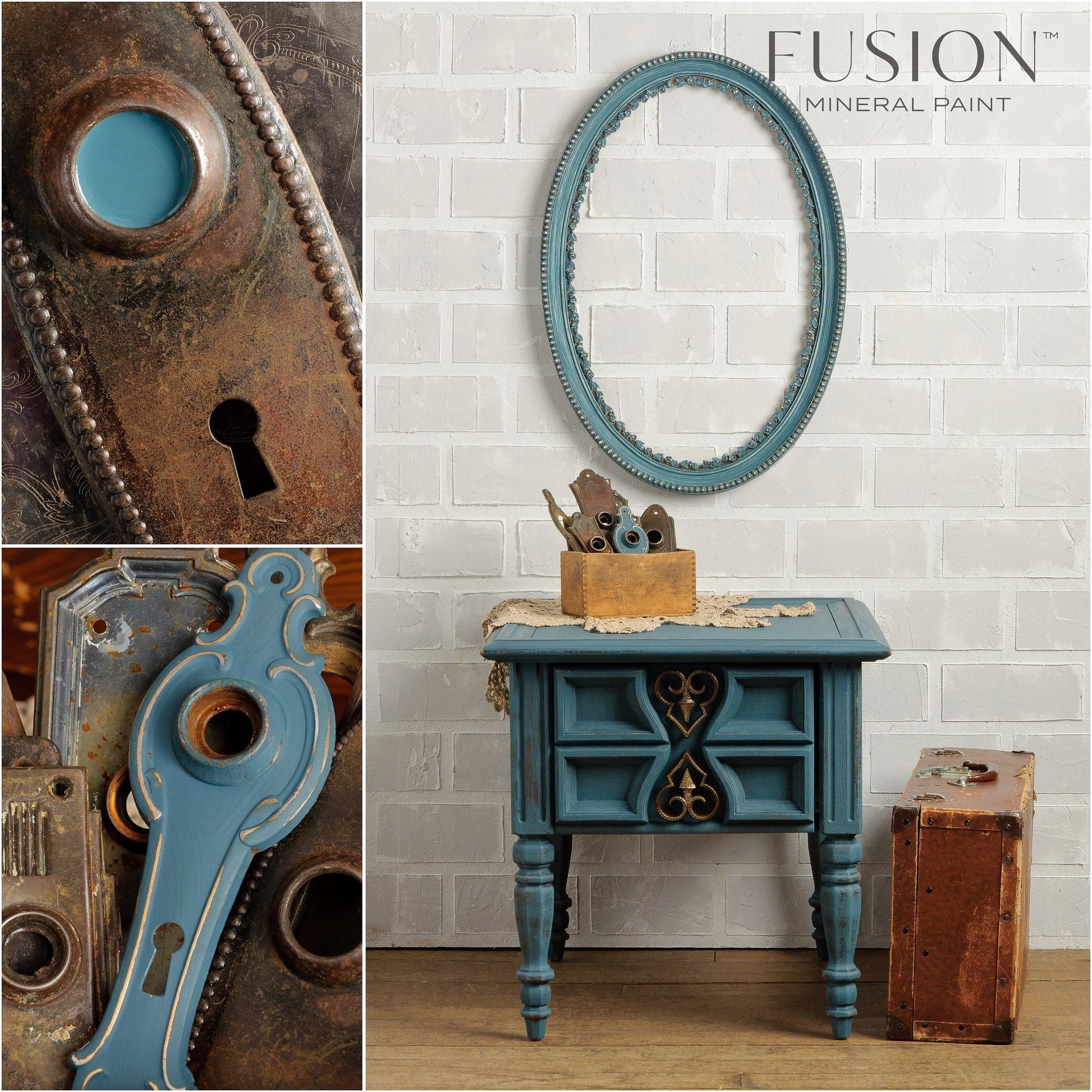 HOMESTEAD BLUE - Fusion Mineral Paint - 37ml, 500ml