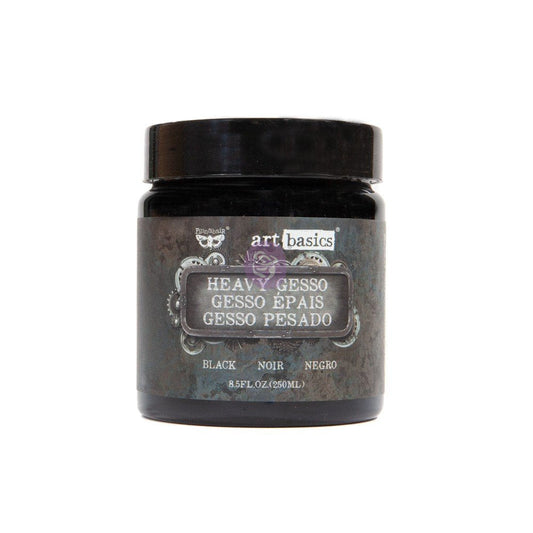 HEAVY GESSO BLACK- 8.5 FL OZ (250ML)