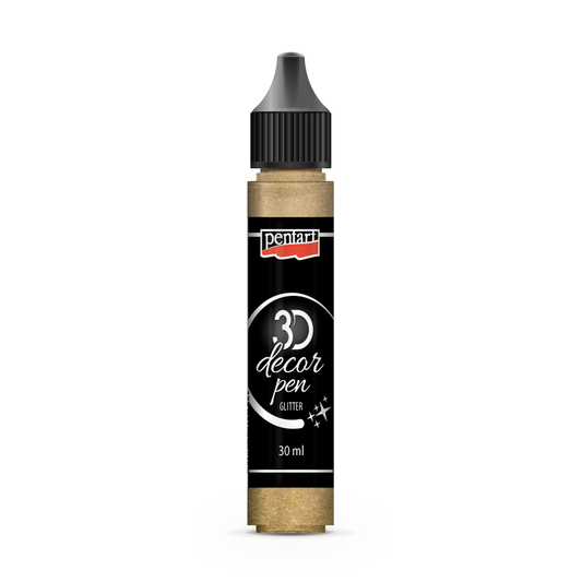 GLITERING GOLD - 3D DECOR PEN 30 ML