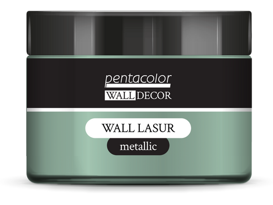 GREEN-SILVER - METALLIC WALL LASUR