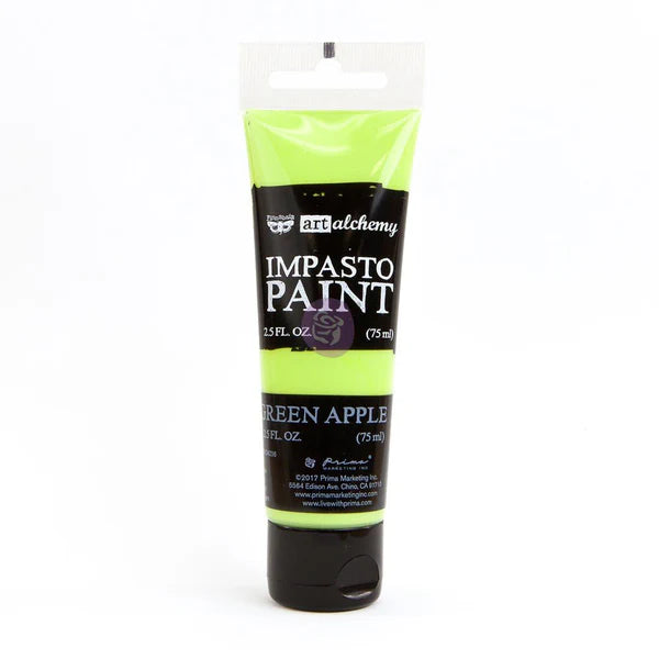 Green Apple Impasto Paint