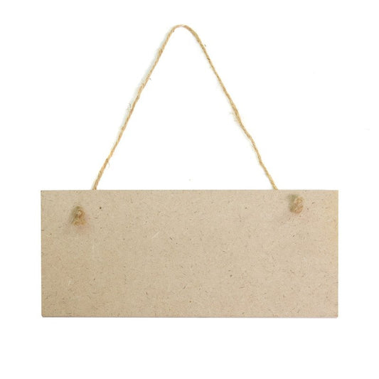 HOME DÉCOR MDF HANGING DÉCOR – 7.87?X3.54?X0.25?
