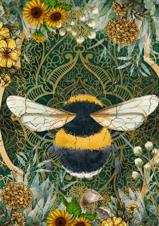 Bumble Along Decoupage Paper